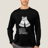 „Der Turm-Code – Ordnung. Macht. Position.“ Tri-Blend Shirt (Vorderseite)