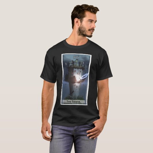 Der Turm-Dunkelheits-T - Shirt (Vorne ganz)