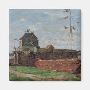 Der Turm Francois Ier bei Le Havre, 1852 Magnet