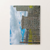 Der Turm in Old Kilcullen. Weihnachtsgrüße Puzzle (Vertikal)