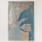 Der Turm in Old Kilcullen. Weihnachtsgrüße Puzzle (Vertikal)