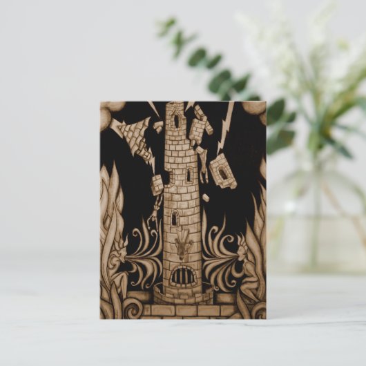 Der Turm Postkarte (Stehend Vorderseite)