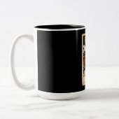 Der Turm Tarot Zweifarbige Tasse (Links)