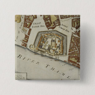 Der Turm und das St. Catherine, Detail des Turms Button