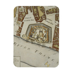Der Turm und das St. Catherine, Detail des Turms Magnet