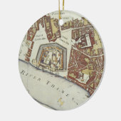 Der Turm und das St. Catherine, für 'die Übersicht Keramikornament (Links)