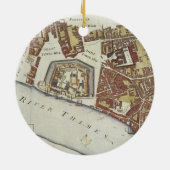 Der Turm und das St. Catherine, für 'die Übersicht Keramikornament (Hinten)