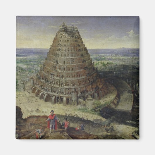 Der Turm von Babel, 1594 Magnet (Vorne)