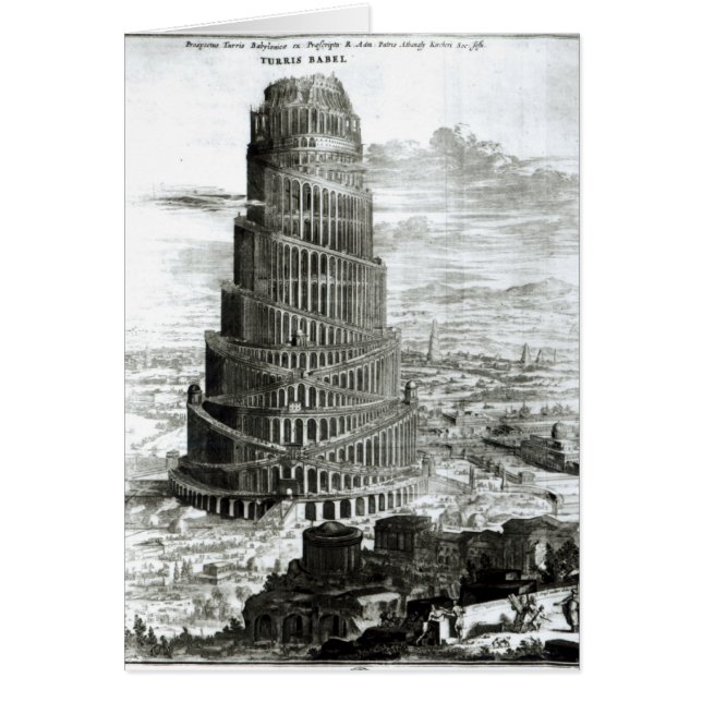 Der Turm von Babel, 1679 (Vorne)