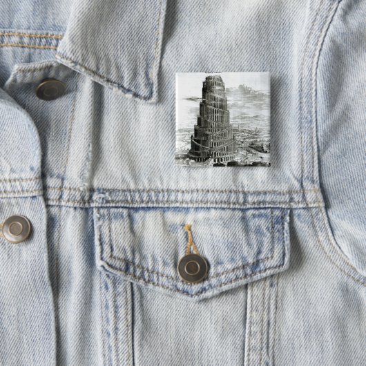 Der Turm von Babel, 1679 Button (Beispiel)
