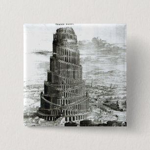Der Turm von Babel, 1679 Button
