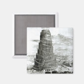 Der Turm von Babel, 1679 Magnet (Vorderseite/Rückseite)