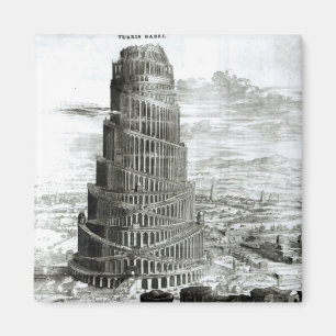 Der Turm von Babel, 1679 Magnet