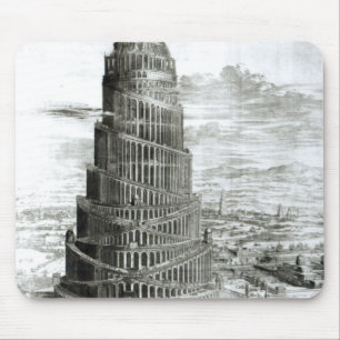 Der Turm von Babel, 1679 Mousepad