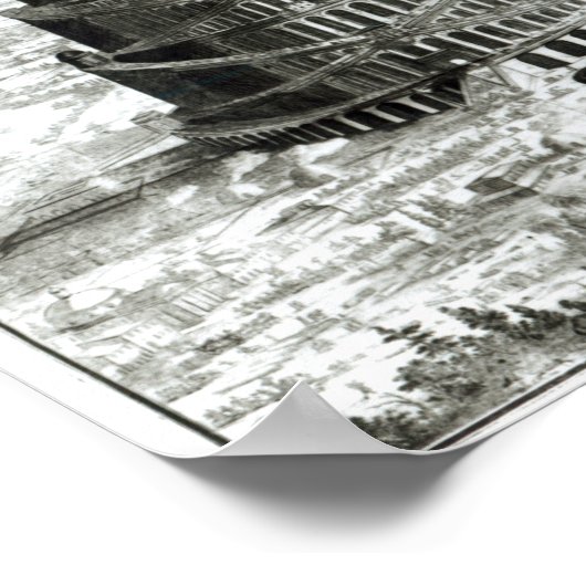 Der Turm von Babel, 1679 Poster (Ecke)