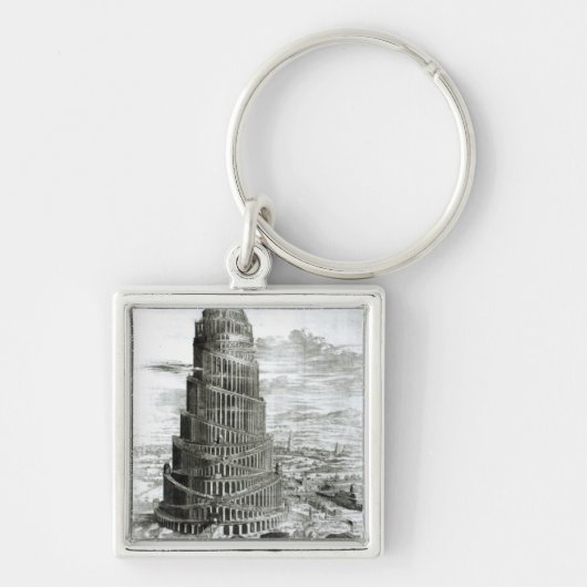 Der Turm von Babel, 1679 Schlüsselanhänger (Vorne)