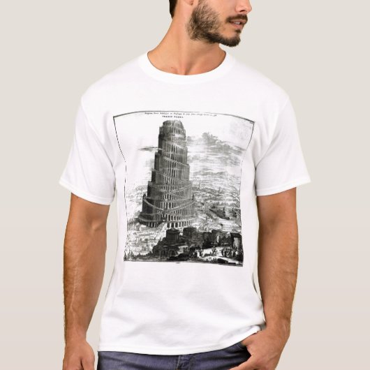 Der Turm von Babel, 1679 T-Shirt (Vorderseite)