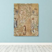 Der Turm von Babel, aus dem Atrium Leinwanddruck (Insitu (Holzboden))