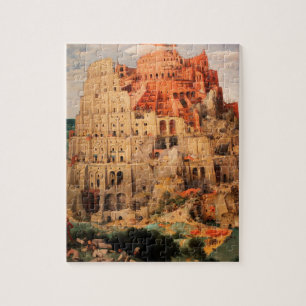 Der Turm von Babel Durch Pieter Bruegel das Puzzle