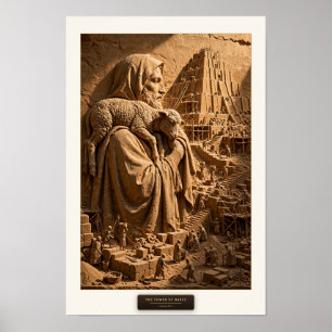 DER TURM VON BABEL - Genesis 11:4 (Sauber) Poster