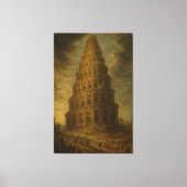 Der Turm von Babel Leinwanddruck (Vorderseite)