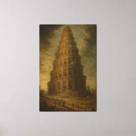 Der Turm von Babel Leinwanddruck
