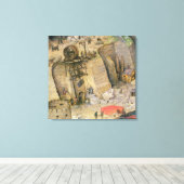 Der Turm von Babel Leinwanddruck (Insitu (Holzboden))
