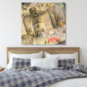 Der Turm von Babel Leinwanddruck (Insitu (Schlafzimmer))