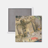 Der Turm von Babel Magnet (Vorderseite/Rückseite)