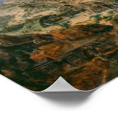 Der Turm von Babel | Marten van Valckenborch | Poster (Ecke)