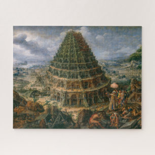 Der Turm von Babel   Marten van Valckenborch   Puzzle