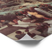 Der Turm von Babel - Pieter Bruegel der Ältere Poster (Ecke)