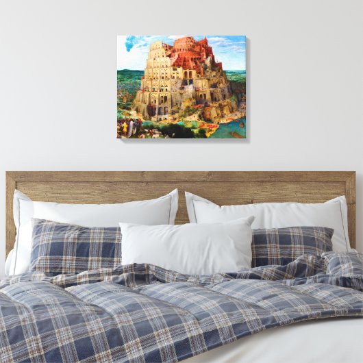 Der Turm von Babel Pieter Bruegel, der älteren Kun Leinwanddruck (Insitu (Schlafzimmer))