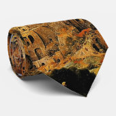 Der Turm von Babel Pieter Bruegels "" (Circa 1563) Krawatte (Gerollt)