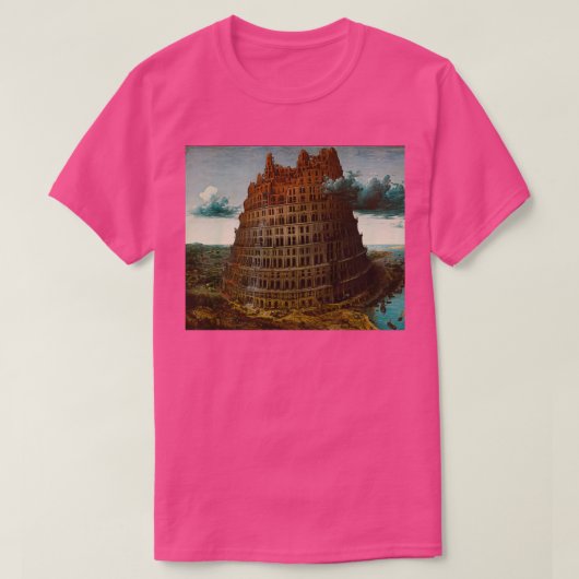Der Turm von Babel T-Shirt (Design vorne)