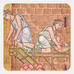 Der Turm von Babel, Vom Atrium Quadratischer Aufkleber