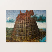 Der Turm von Babel von Pieter Bruegel dem Älteren Puzzle (Horizontal)