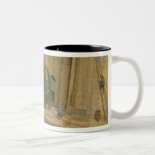 Der Turm von Babel Zweifarbige Tasse