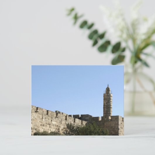Der Turm von David Postkarte (Stehend Vorderseite)