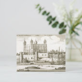 Der Turm von London, 1647 (Gravieren) Postkarte (Stehend Vorderseite)