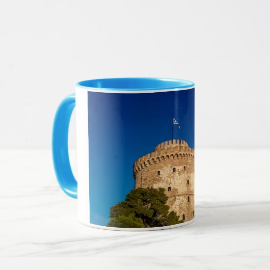 DER TURM VON THESSALONIKI TASSE (Vorderseite Links)