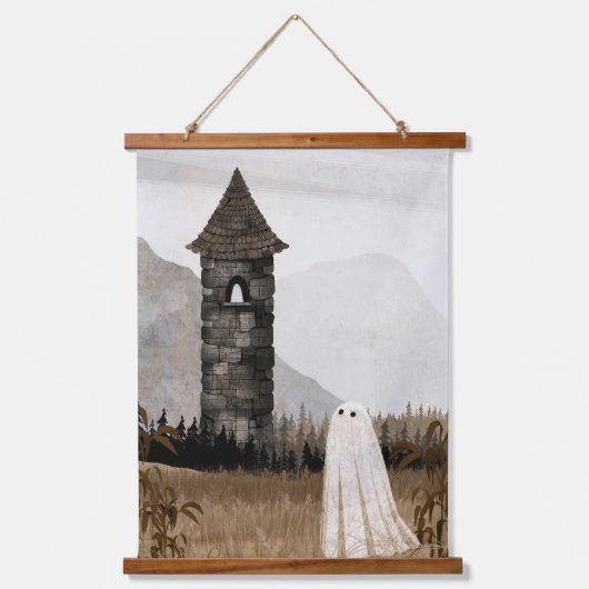 Der Turm Wandteppich Mit Holzrahmen (Vorderseite)