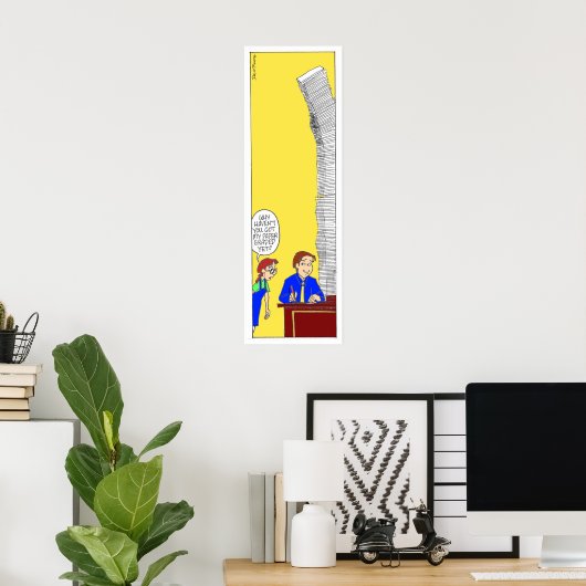 Der Turmsteg Poster (Heimbüro)