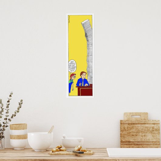 Der Turmsteg Poster (Küche)