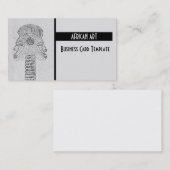 Der Twins African Art Tribal Visitenkarte (Vorne/Hinten)