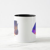 Der two-spined Angelfish Tasse (Zentrum)