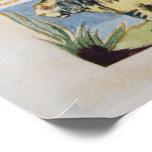 Der Tyger aus den Songs der Unschuldigkeit Poster (Ecke)