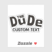 Der Typ Aufkleber (Blatt)