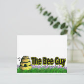 der Typ der Biene Postkarte (Stehend Vorderseite)