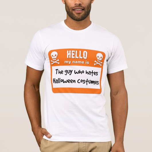 Der Typ, der Halloween-Kostüme hasst, trägt den Na T-Shirt (Vorderseite)